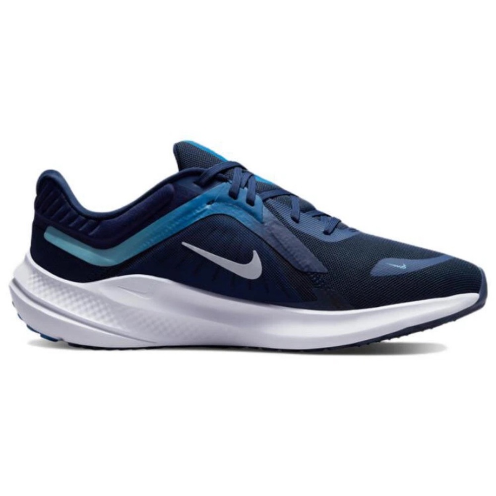 Nike Men’s Navy Blue and Aqua Running Sneakers